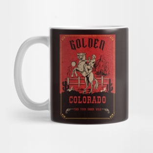 Golden Colorado wild west town Mug